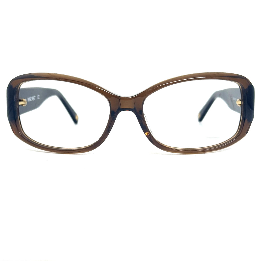 Nine West‎ NW 200 Half Rim Havana Brown Eyeglasses Frame 55-16-135 H17105